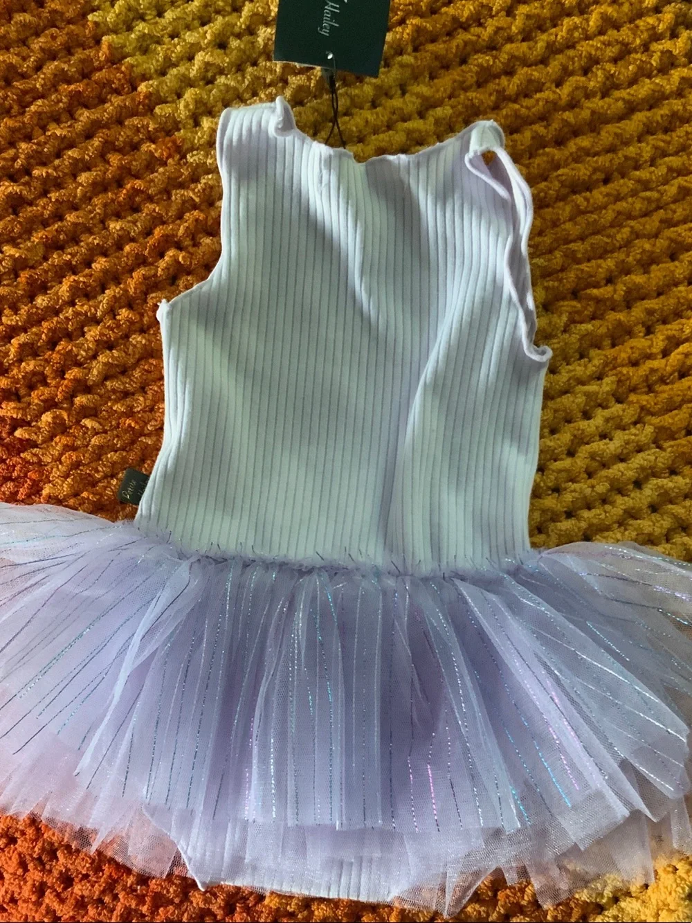 Petite Haley Lilac Star Tulle Tutu Dress - Kids Costume